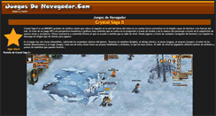 Desktop Screenshot of juegosdenavegador.com